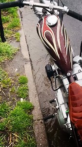 #harleydavidson #chopper #nicedayforit #custom #harley #motorcycle #motorbike #bobber #chop #rain | A. Batess