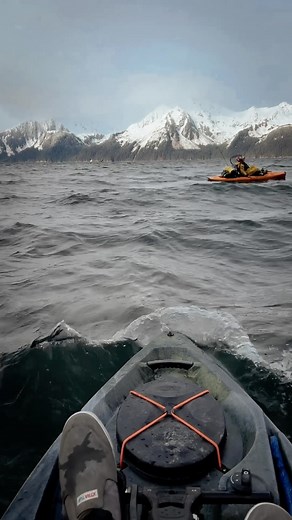 The ocean woke up 🌊 🌊 #907shots #alaskafishing #kayakfishing #fishing #bassfishing #kayak #catchandrelease #kayakbassfishing #fishinglife #fish #outdoors #kayaking #bass #fishingislife #kayakangler #angler #smallmouthbass #saltwaterfishing #fishingaddict #nature #hobiefishing #tightlines #largemouth #pesca #fishingtrip #fishon #largemouthbassfishing #fishinglures #fisherman #girolures | 907Shots