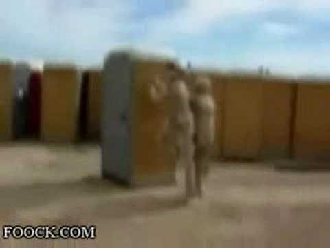 Soldier On Toilet Getting Owned