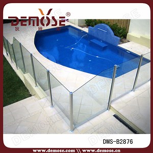 [Hot Item] Premium Glass Pool Fence with Enhanced Safety and Modern Style (DMS-B2876)