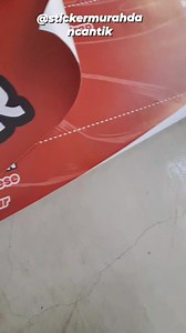 Sticker untuk stall burger ! Sticker untuk stall burger pun kami...