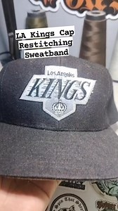 LA Kings Cap Restitching Sweatband #capsmith #CapClinic #PrinceCire #suanoy4400 #caprestoration | Eric Grulla