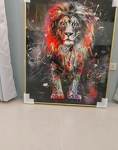 Chinese Guardian Lions or Imperial Guardian Lions are often called the Fu and are placed inside or outside buildings to block negative energies Actual video 80x100cm Aluminum frame Price 740 Abstract 60x120cm Price 6600 Material aluminum frame #architectureph #lightingph #condolivingph #HomeAtManila #homedecorph #furnitureph #furnituredesign #designph #interiorsph #manila #philippines #highendpaintingph #walldecorph #walldecorationph #housedecorph #hoteldecorph #hoteldecorationph #laguna #nuvali