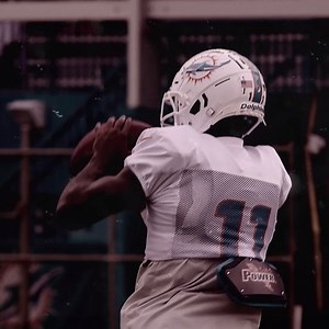 Stormy skies, upside down vibes 🌧 #FinsUp | Miami Dolphins