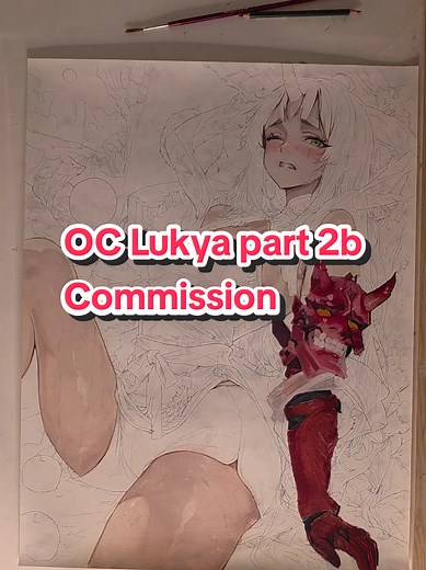 OC Lukya Part 2b: Oil Painting Commission (50x60cm)