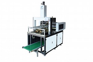 [Hot Item] Fast Speed and Automatic Rigid Box Four Corner Pasting Machine for Shoe Box