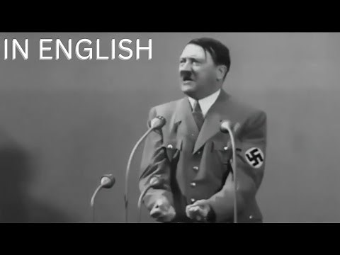 Adolf Hitler's Krupp Factory Speech (English Reconstruction by AI)