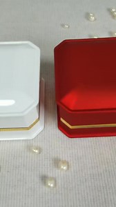 Personalized LED Double Ring Box: Velvet Proposal Ring Organizer - Etsy