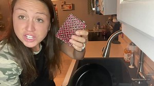 CHAINMAIL CAST IRON SCRUBBER - $199 Chainmail Cast Iron Scrubber easily cleans cast iron pans, woks, and griddles without scrubbing off the seasoned surface Made from 18/8 stainless steel and silicone; heat safe to 450-degrees Fahrenheit; lightweight and strong Scrubs off baked-on, caked-on foods without harming the seasoned surface; simply scrub against cooking surface under hot running water Won't ever melt or rust; built-in honeycomb silicone core dries quickly, is safe to use in hot pans, an