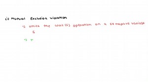 SOLVED:Show that, if the wait () and signal () semaphore operations are not executed atomically, then mutual exclusion may be violated.