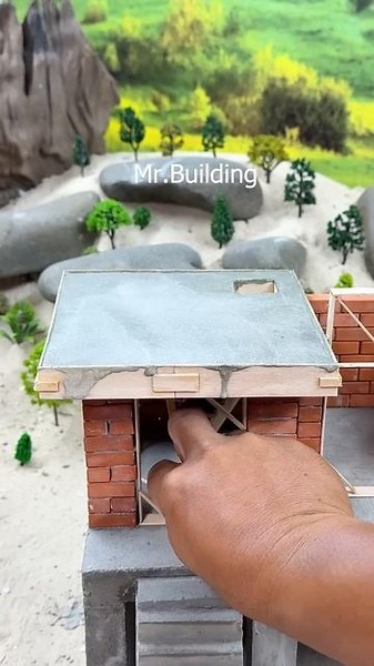 🏠 Как построить виллу? Мини-дом в 3 этажа 😲