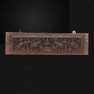 Antique Door Lintel With Relief Carvings, Gaja Lakshmi Vintage Wooden Wall Panel Lintel Ancient Architectural Antique - Etsy Australia