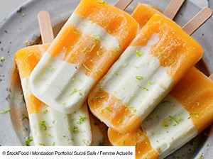 Bâtonnet glacé mangue-coco sans sorbetière : découvrez les recettes de cuisine de Femme Actuelle Le MAG