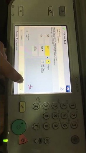 How to Scan on Canon C5255