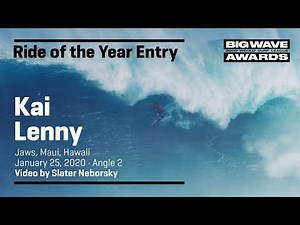 Kai Lenny at Jaws - 2020 Ride of the Year Entry - WSL Big Wave Awards