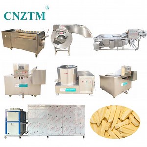 [Hot Item] Semi Automatic 200kg/H Fresh Potato French Fries Machine Processing Line