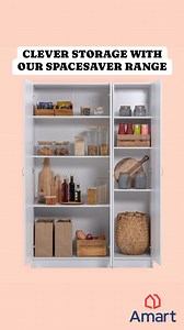 1.7K views · 13 reactions | Need a hand with a modern storage solution? Our SPACESAVER range gives you so many clever options to store toys, clothes, craft, linen, food and more! Plus, it comes ready to assemble. Easy peasy! #amartfurniture #livelifestyled #storagesolutions #storageideas #storageinspo #homedecor #homesweethome #homedesign #interiordesign #interior | Amart Furniture | Facebook