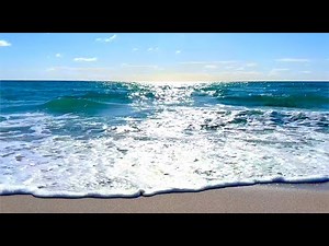 4K Blue Ocean Waves Bliss: Relaxing Waves & Beach Sounds | Perfect Calm for Sleep