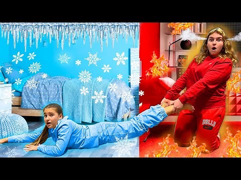 24H CHAUD VS FROID CHALLENGE !