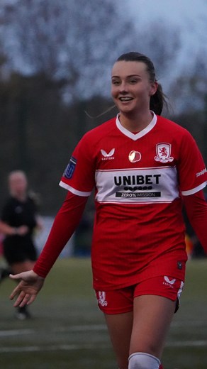 A fine finish from Fergie 🔥 | Middlesbrough FC Women