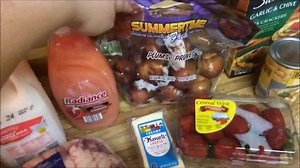 Aldi / HEB 1-week food haul