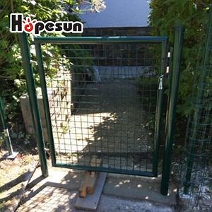 [Hot Item] Welded Wrought Iron Garden Gate Single Leaf Garden Door