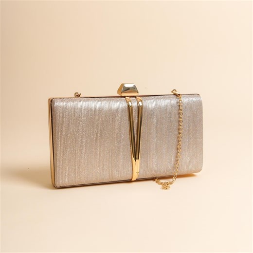 Gold Clutch Evening Bag - Golden Evening Bag - Shimmering Evening Bag - Wedding Guest Clutch - Gold Luxury Clutch - Gold Metallic Clutch Bag - Etsy