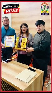 महालक्ष्मी हॉस्पिटल डायरेक्टर पिंकी चौधरी को डॉ एस के शर्मा राष्ट्रीय अध्यक्ष PCMA ने किया सम्मान 🥇😎
