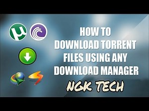 How To Download Torrent Files Using Any Download Manager?