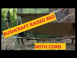 CAMA ELEVADA CON CUERDA/BUSHCRAFT CORD RAISED BED