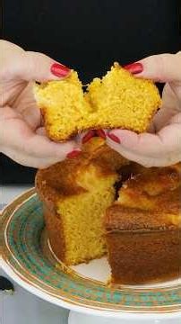 Creamy canned corn cake with a cream cheese filling