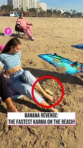 417K views · 360 reactions | Beach prank ends in surprise payback. | Fabiosa Hearty | Facebook