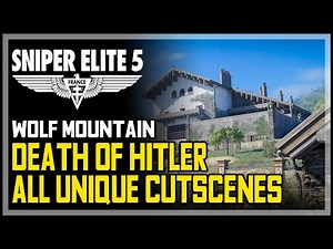 All Hitler Death Cutscenes Sniper Elite 5