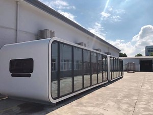 [Hot Item] Outdoor Camping Pod Luxury Hotel Glamping Australian Apple Cabin with Air Condition