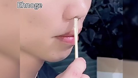 2-in-1 Nasal Hair Cutter, 2024 Upgrade Double Sided Nose Hair Knife with Ear Picker, Nostril Hair Remover Tool, Manual Nose Hair Trimmer 360° Rotating Nose Hair Trimmer for Women Men (6)