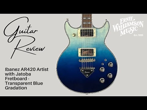Stunning looks and playability! A review of the Ibanez AR420 Artist Electric Guitar.