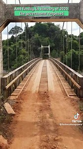 Guyana’s oldest suspension bridge: The Potaro Bridge. | Guyana Standard