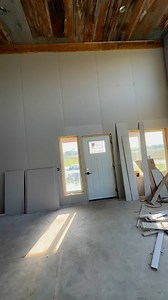 Got a little bit closer today! #Barndo #barndominium #painting #minisplits #mrcool #mrcoolminisplit #fup #michigan | That Chipper Bunch