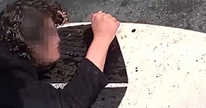 Watch: Alaska trooper uses surfboard to save teen who fell through ice
