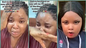 "Post his picture": Lady weeps as her bae flees with her GH¢112,000 shop money