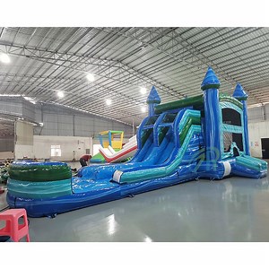 [Hot Item] Commercial Inflatable Bouncer Adult White Bouncy Castle Kids Mini Rainbow Pastel Pink Wedding Bounce House