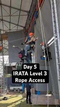 Day 5 IRATA Level 3 Rope Access…Final day before the assessment