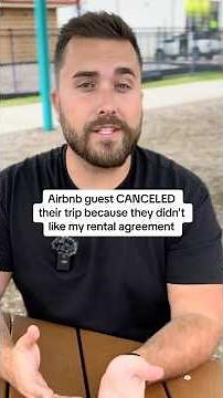 Airbnb guest CANCELED their reservation because of my rental agreement