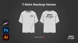 T-shirt Mockup Vector (illustrator, Photoshop & Procreate) // Fashion Clothing Streetwear Oversize Brand Tech Pack Template T Shirt Design - Etsy UK