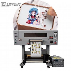 [Hot Item] UV Dtf Transparent Sticker Printing Machine Sticker Sheet Custom Print Dual XP600 A3 Pink UV Dtf Printer