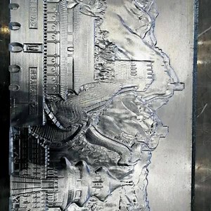 Making aluminum embossment👏👏 Tel/whatsapp: 0086 18663716521 Email: wincnc@u-may-mail.com Web: www.utech-group.com | UTECH CNC