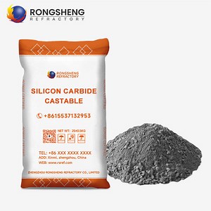 [Hot Item] High Strength Monolithic Refractory Concrete Cement Silicon Carbided Refractory Castable for High Temperature Furnace
