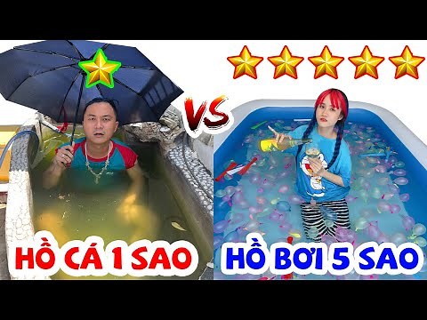 Đại Chiến Hồ Cá 1 Sao Và Hồ Bơi 5 Sao - Vê Vê Channel