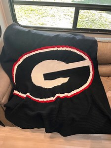 University of Georgia Throw - Etsy