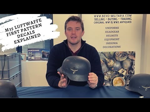 Luftwaffe first pattern decals explained - Straight leg variant name discovered | Bevo-militaria.com